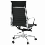 Eames Thin Pad Office Chair EA119 Black Leather Replica – High Back
