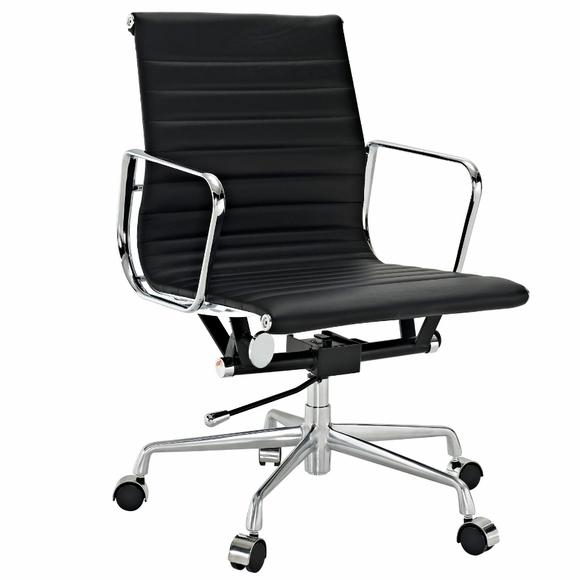 Premium EA117 Thin Pad Office Chair Replica | Low Back Executive Desk Chair