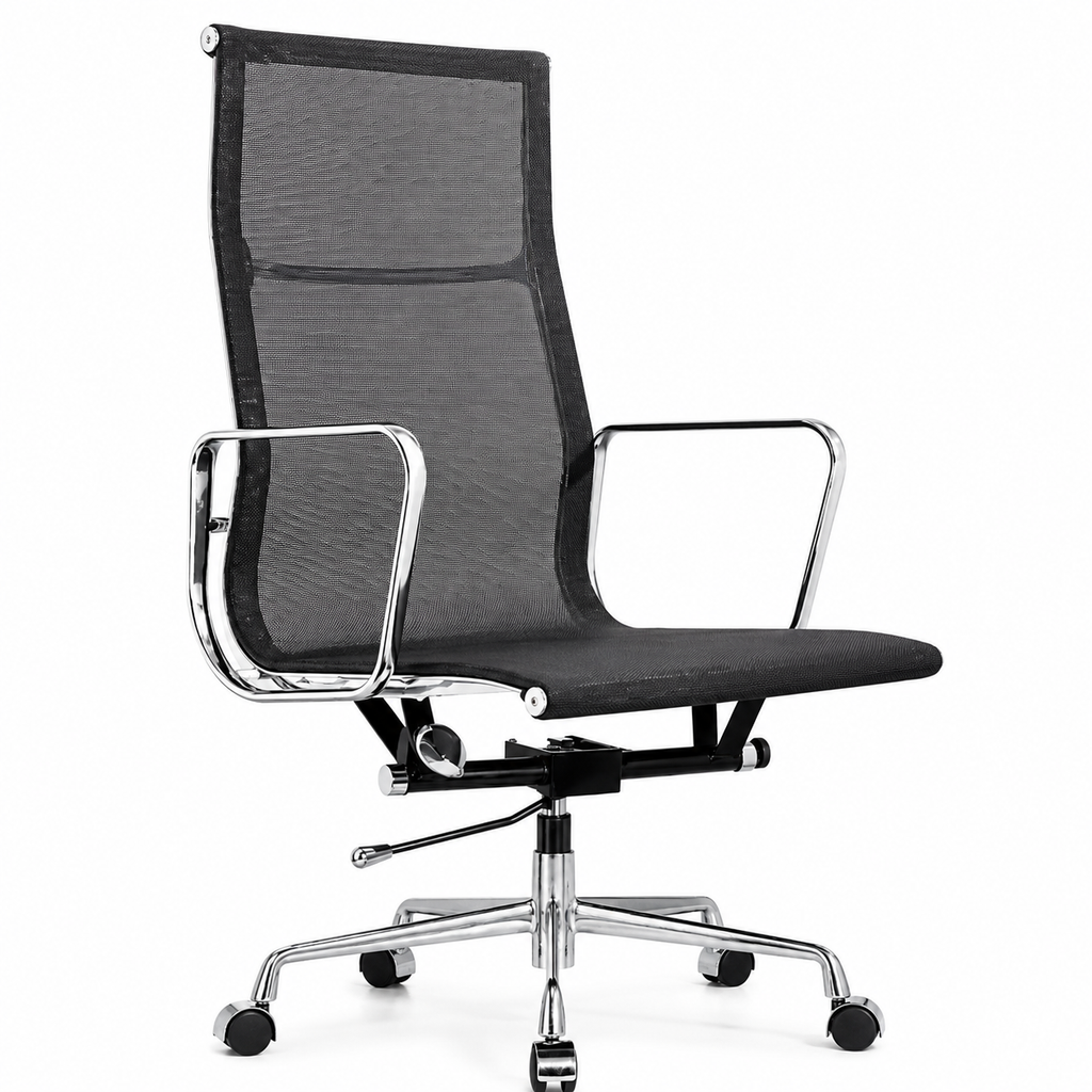 Premium Eames EA119 Management Office Chair Replica – High Back Mesh | Executive Swivel Desk Chair