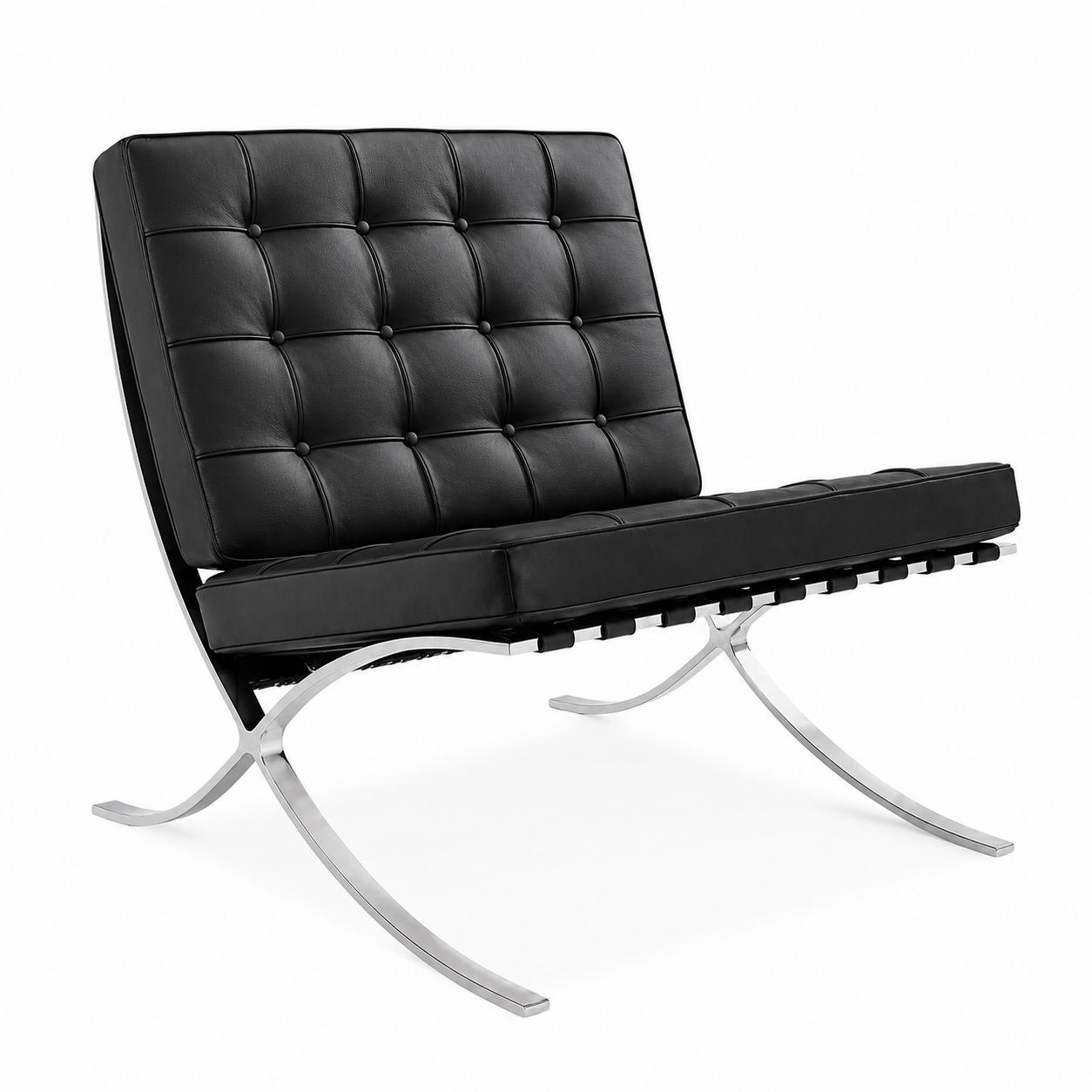 Premium Barcelona Chair Replica – Mies van der Rohe Inspired Lounge Chair