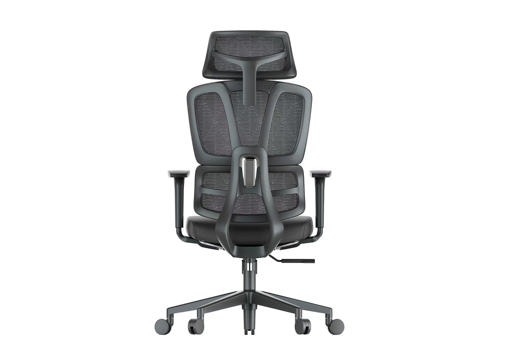 Premium D211 Ergonomic High Back Mesh Office Chair – Black | Adjustable Swivel Desk Chair with Lumbar Support & Headrest