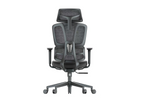 Premium D211 Ergonomic High Back Mesh Office Chair – Black | Adjustable Swivel Desk Chair with Lumbar Support & Headrest
