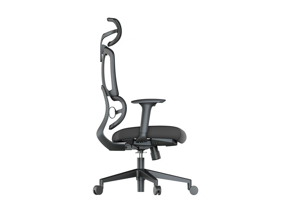 Premium D211 Ergonomic High Back Mesh Office Chair – Black | Adjustable Swivel Desk Chair with Lumbar Support & Headrest