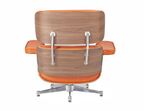 Premium Eames Lounge Chair & Ottoman Replica – Waxy Camel Leather & Walnut Wood