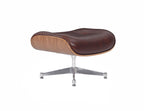 Premium Charles Eames Lounge Chair & Ottoman Replica – Waxy Chocolate Italian Leather | Walnut Wood