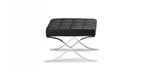Premium Barcelona Chair & Ottoman Replica – Mid-Century Modern Lounge Set